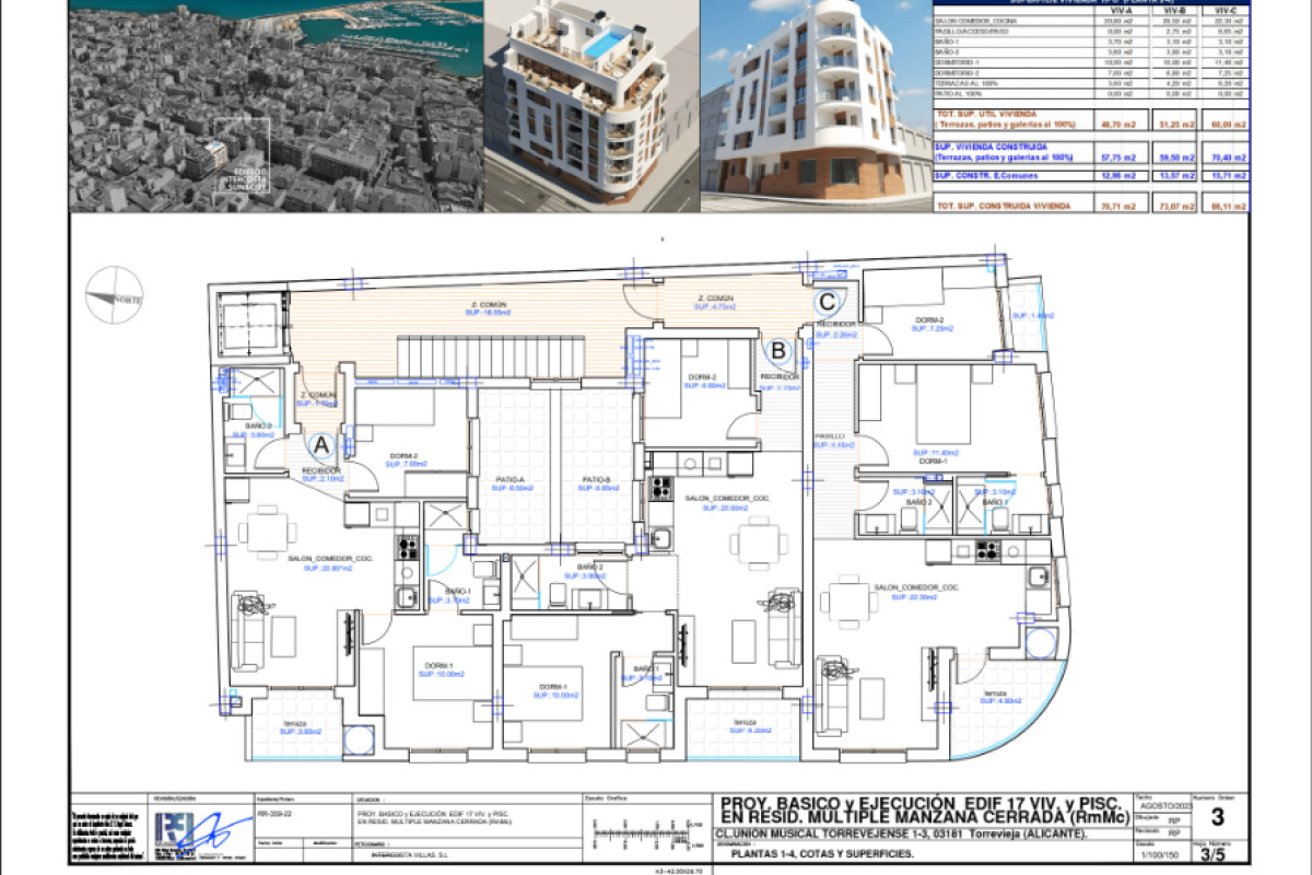 Venta de ático en C. Unión Musical Torrevejense 1, Torrevieja plan 1