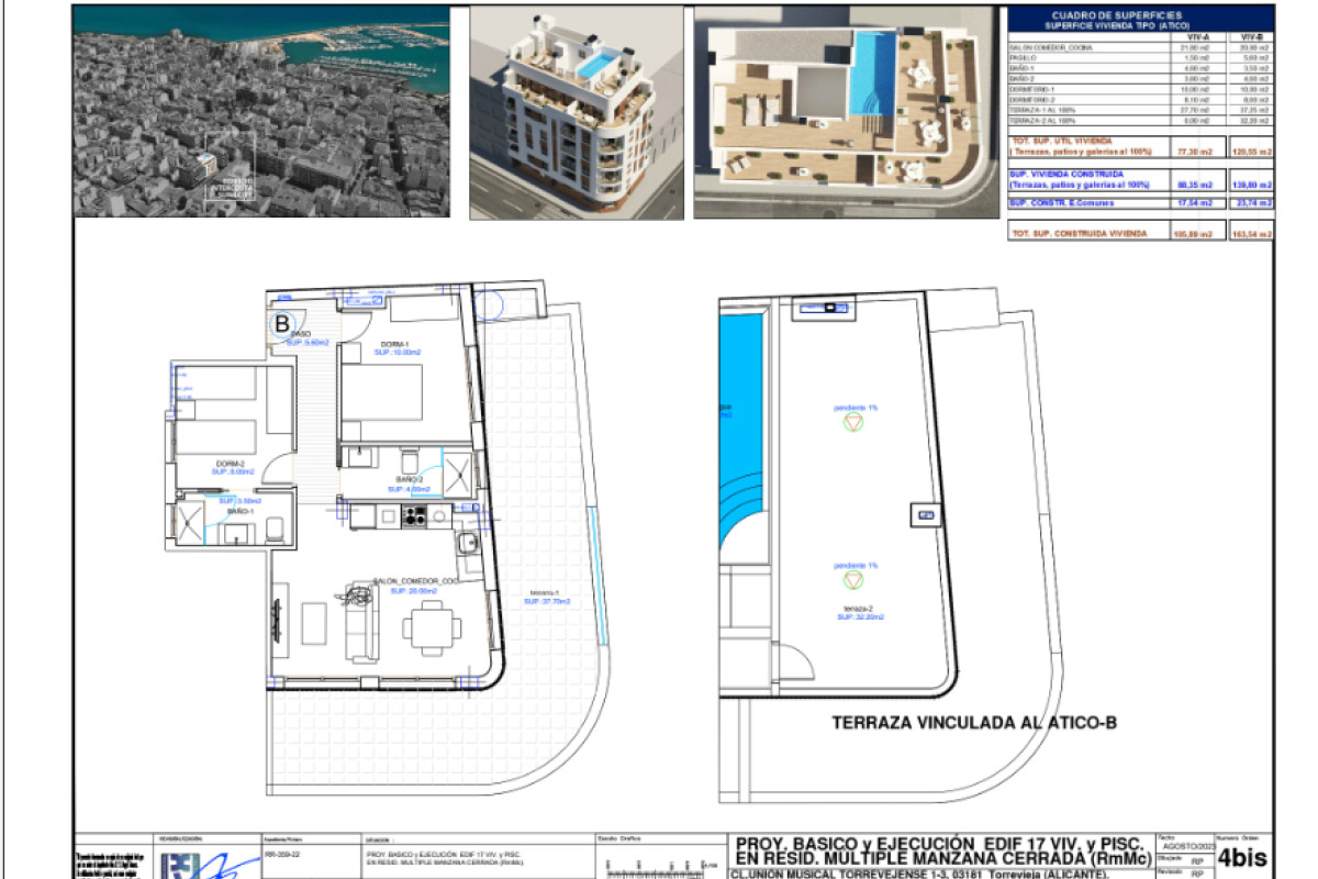 Venta de ático en C. Unión Musical Torrevejense 1, Torrevieja plan 3