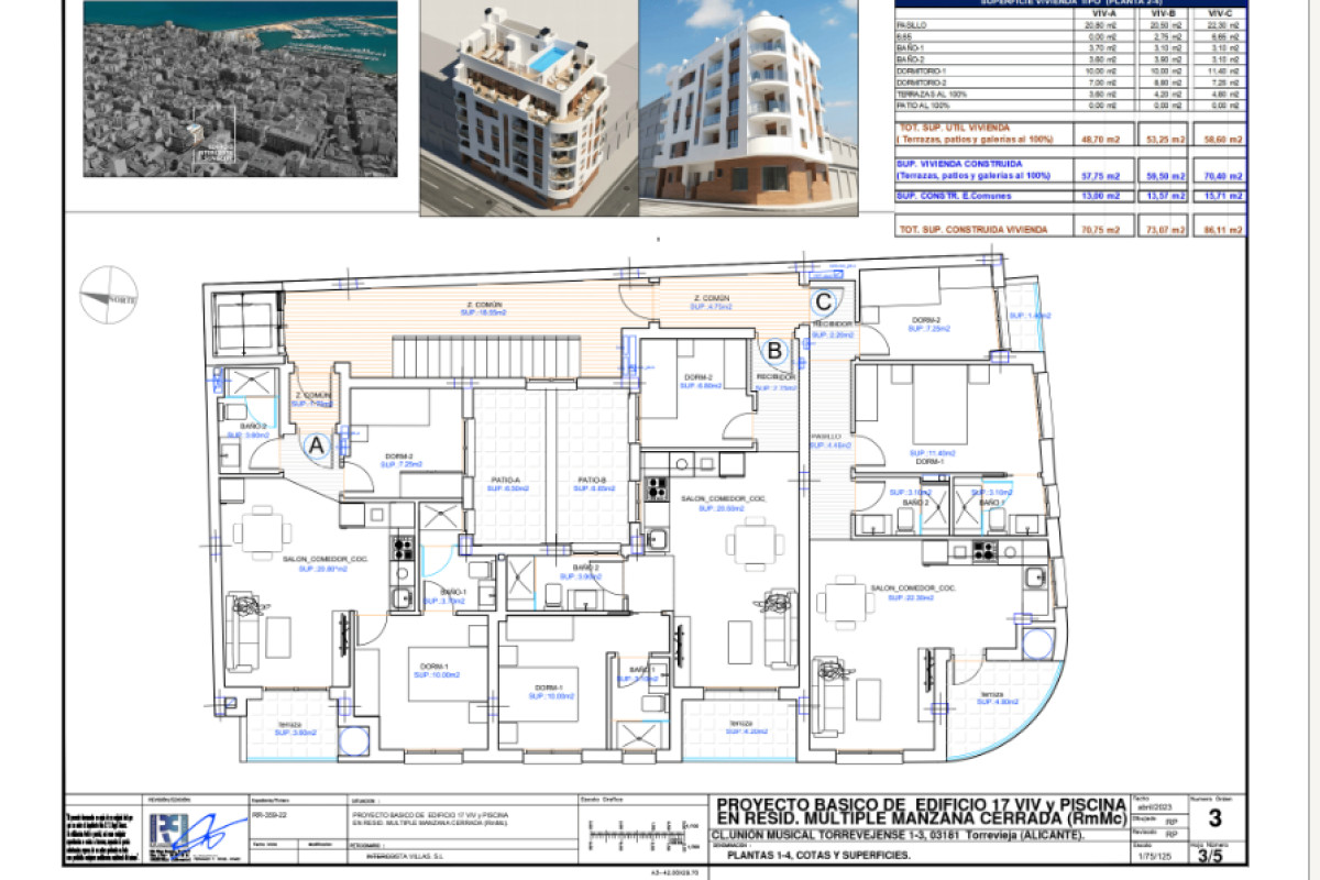 Obra nueva Intercosta Sun and Sea en Torrevieja (Revista) plan 2
