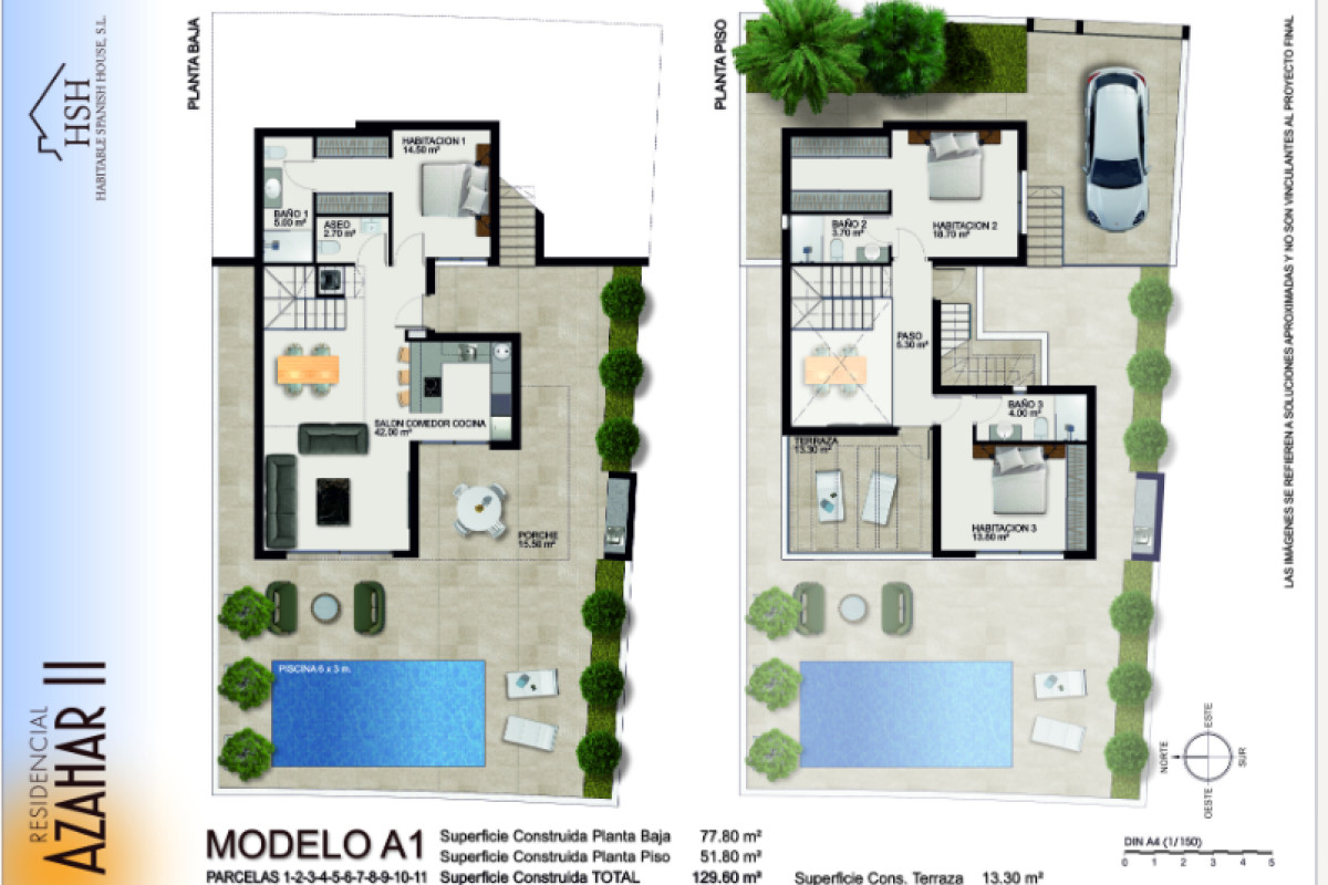 Nowa nieruchomość Residencial Azahar II Rojales w Rojales plan 1