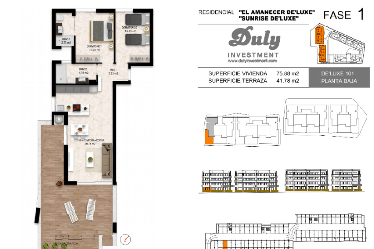 Obra nueva Amanecer Deluxe en Orihuela Costa (Revista) plan 2