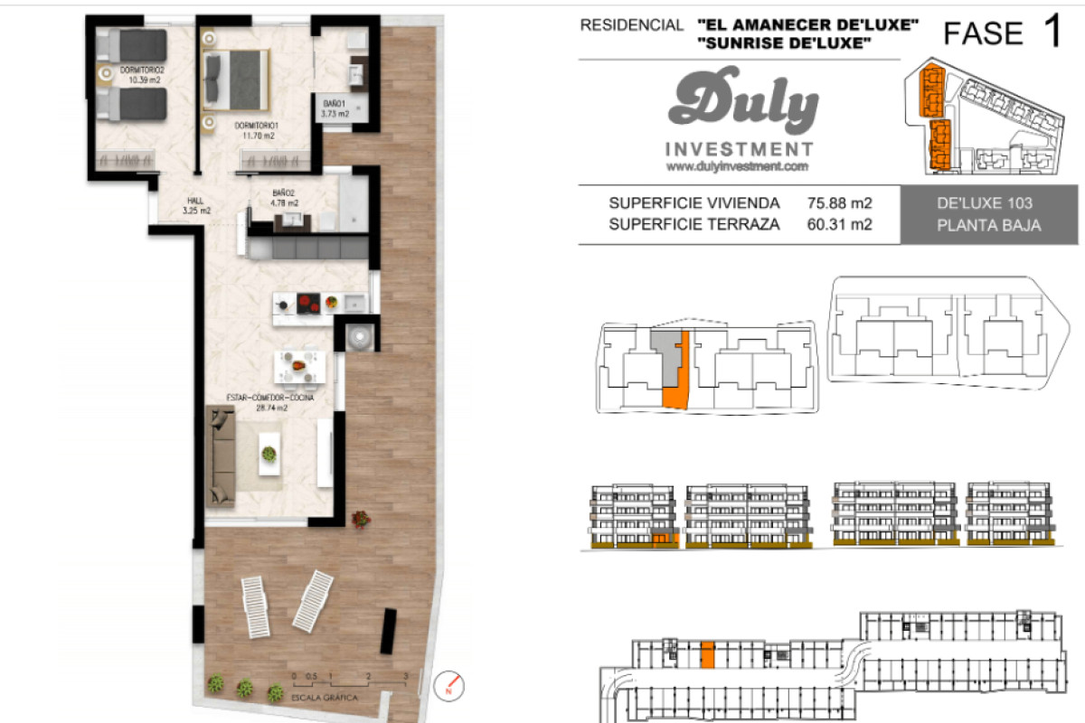 Obra nueva Amanecer Deluxe en Orihuela Costa (Revista) plan 3
