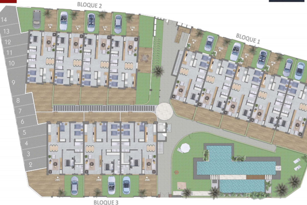 Obra nueva Nuad Thai en Pilar de la Horadada (Revista) plan 1