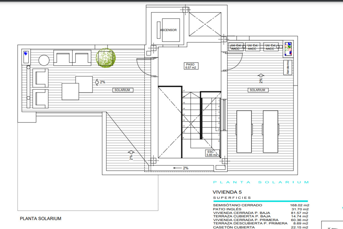New construction Villa Sunset-Residencial Catalina in Finestrat plan 5