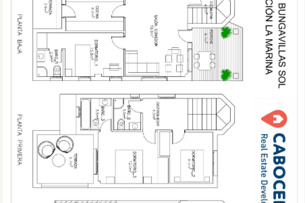 Obra nueva Buganvillas Sol en San Fulgencio (Revista) plan 1