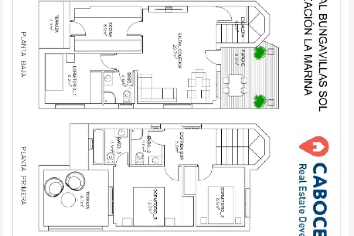 Obra nueva Buganvillas Sol en San Fulgencio (Revista) plan 2