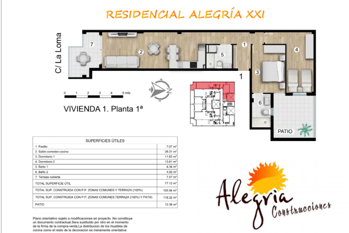 Venta de ático en La Loma 55, Torrevieja plan 1
