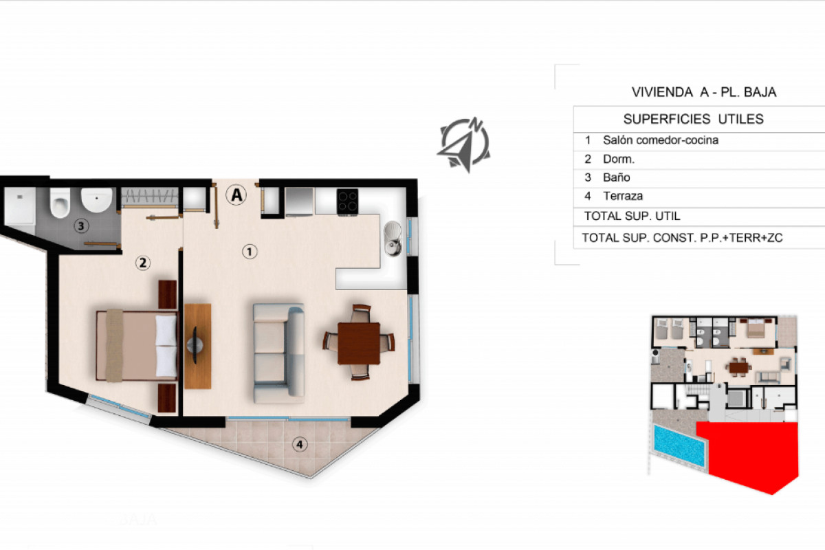 Obra nueva Alegria XX en Torrevieja (Revista) plan 1