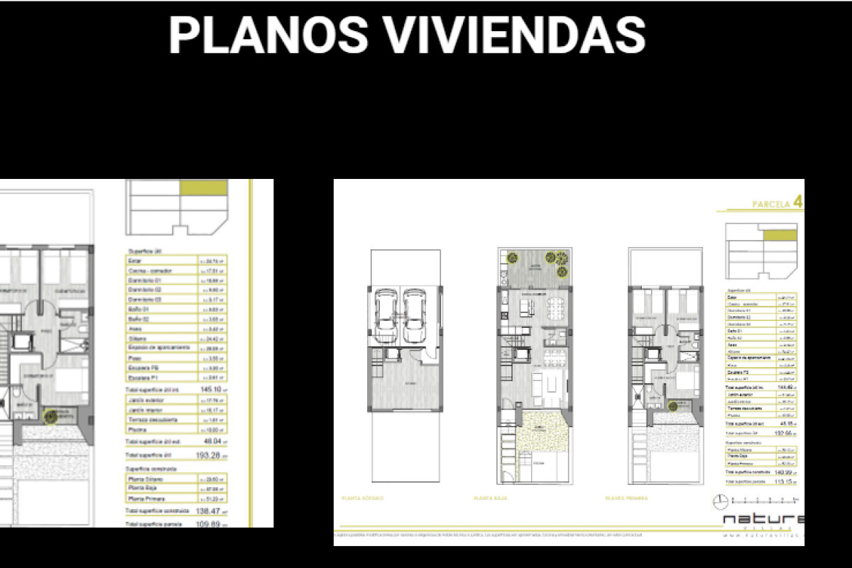 Obra nueva Nature Villas en Gata de Gorgos (Revista) plan 3