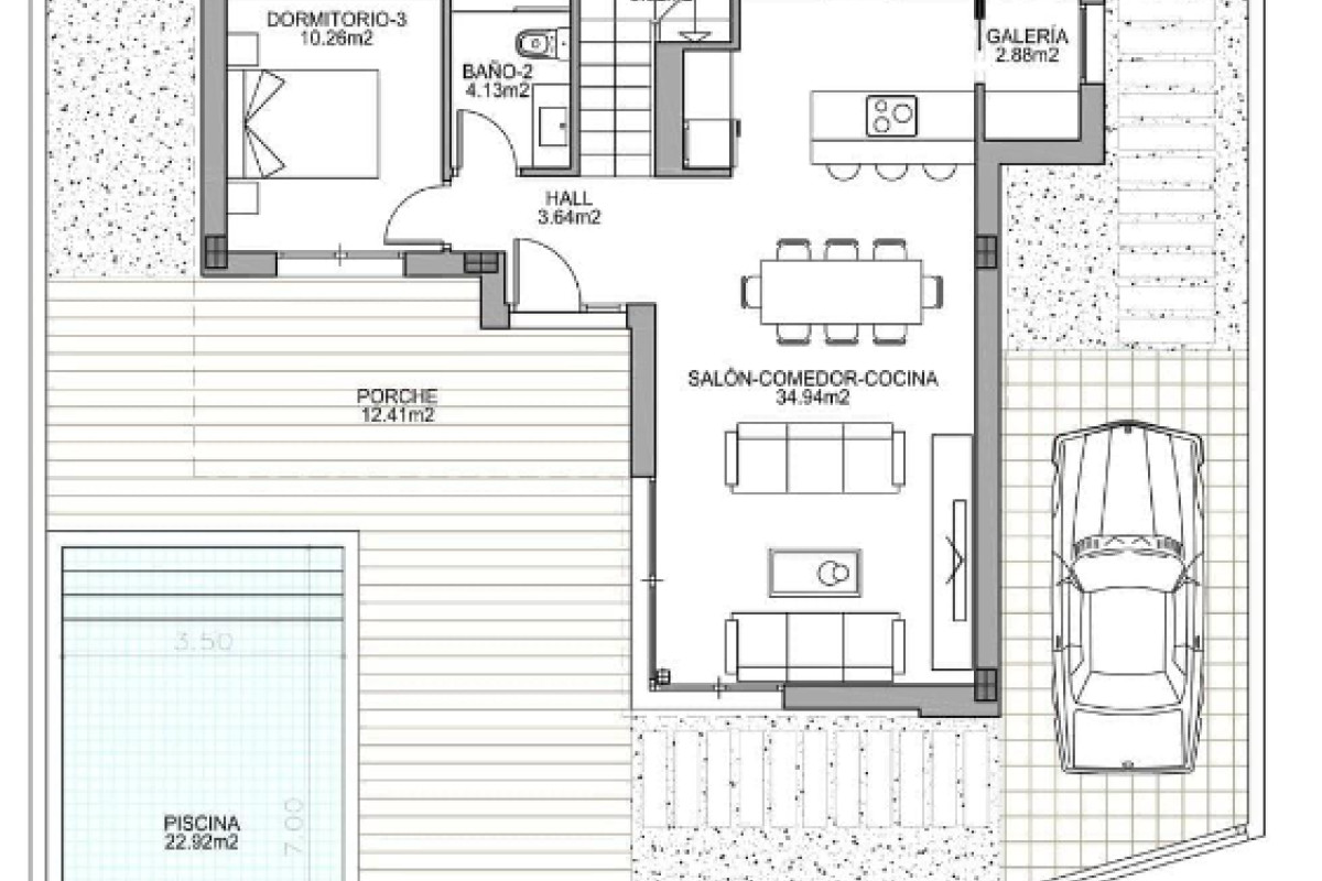 Obra nueva Villa Rober en Benijofar (Revista) plan 1