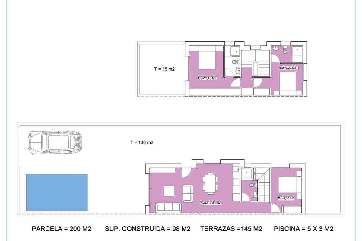 Venta de duplex en Manuel de Falla 12, Daya Nueva plan 1