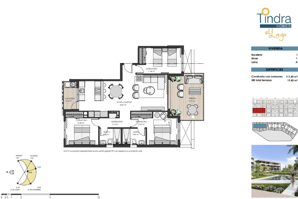 Obra nueva Tindra Homes El Lago en Torre-Pacheco (Revista) plan 1