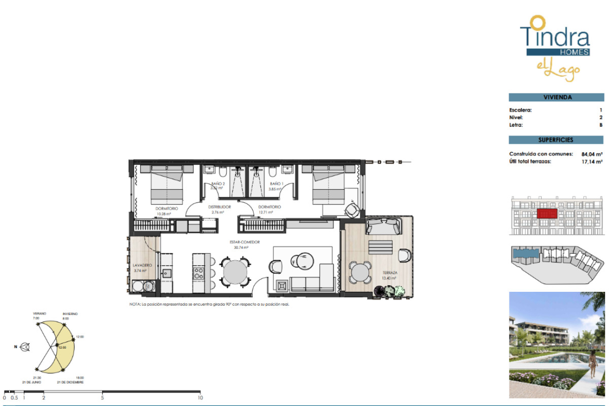 Obra nueva Tindra Homes El Lago en Torre-Pacheco (Revista) plan 3