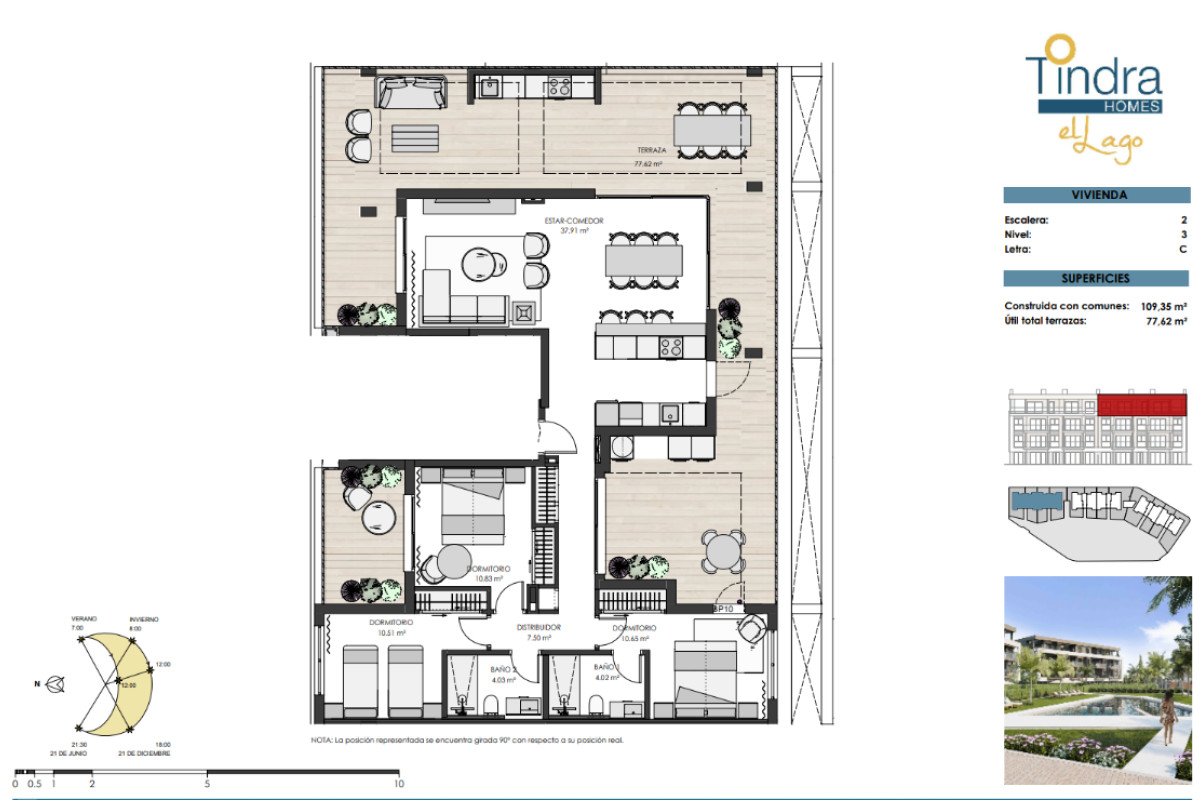 Obra nueva Tindra Homes El Lago en Torre-Pacheco (Revista) plan 4