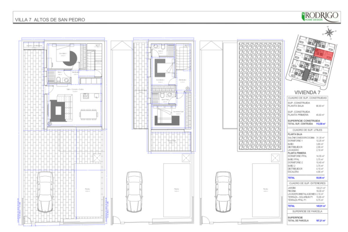 Obra nueva Altos de San Pedro en San Pedro del Pinatar (Revista) plan 3