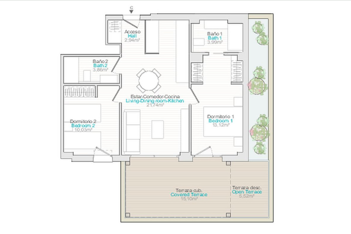 New construction Talasa Terra in El Verger plan 1
