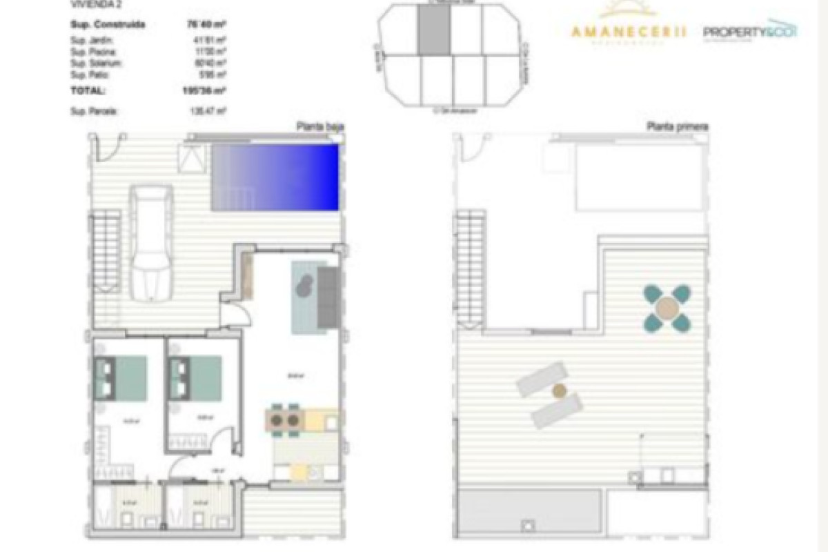 Venta de duplex en Arco Iris esq Del Amanecer sn, Torre-Pacheco plan 2