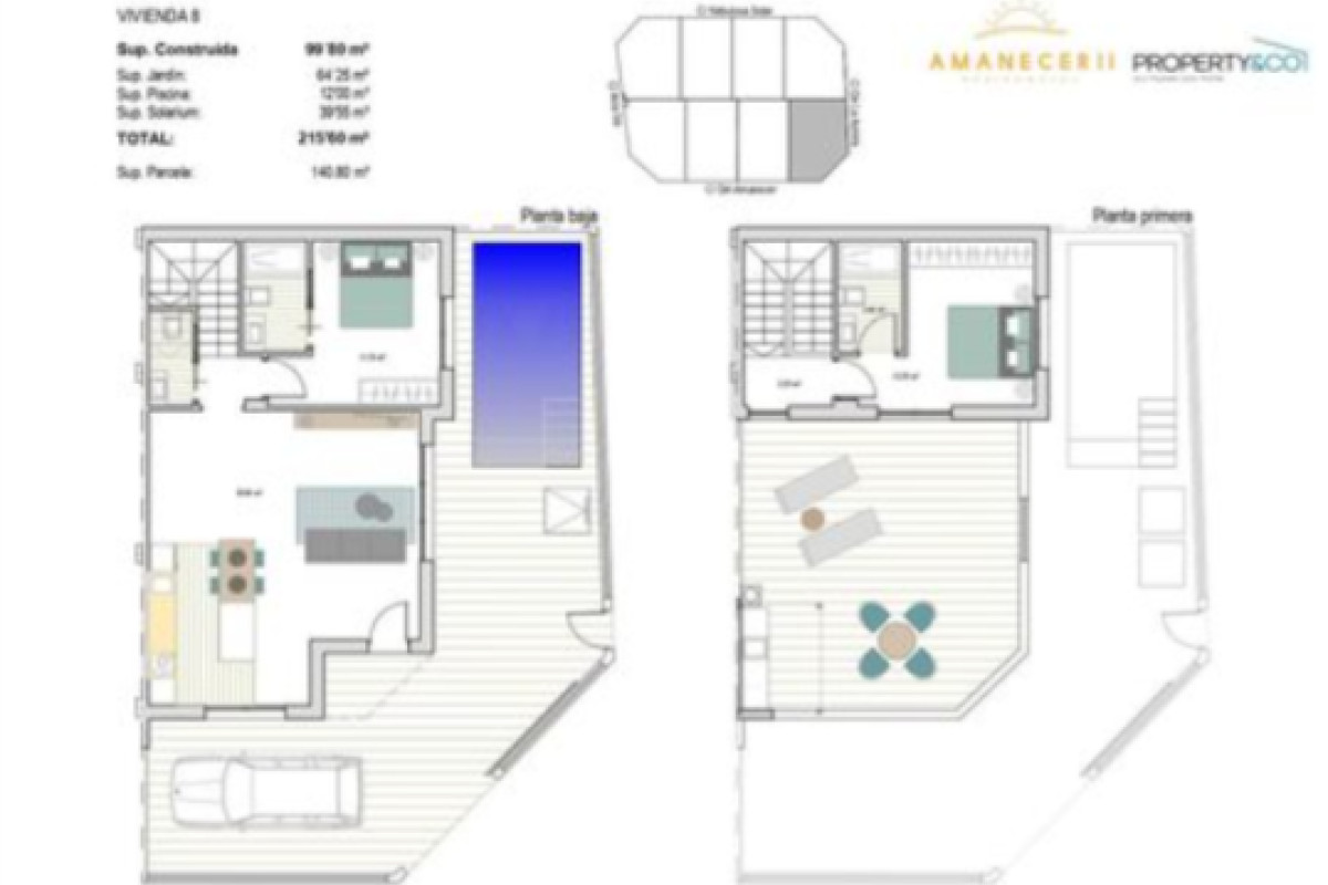 Venta de duplex en Arco Iris esq Del Amanecer sn, Torre-Pacheco plan 3