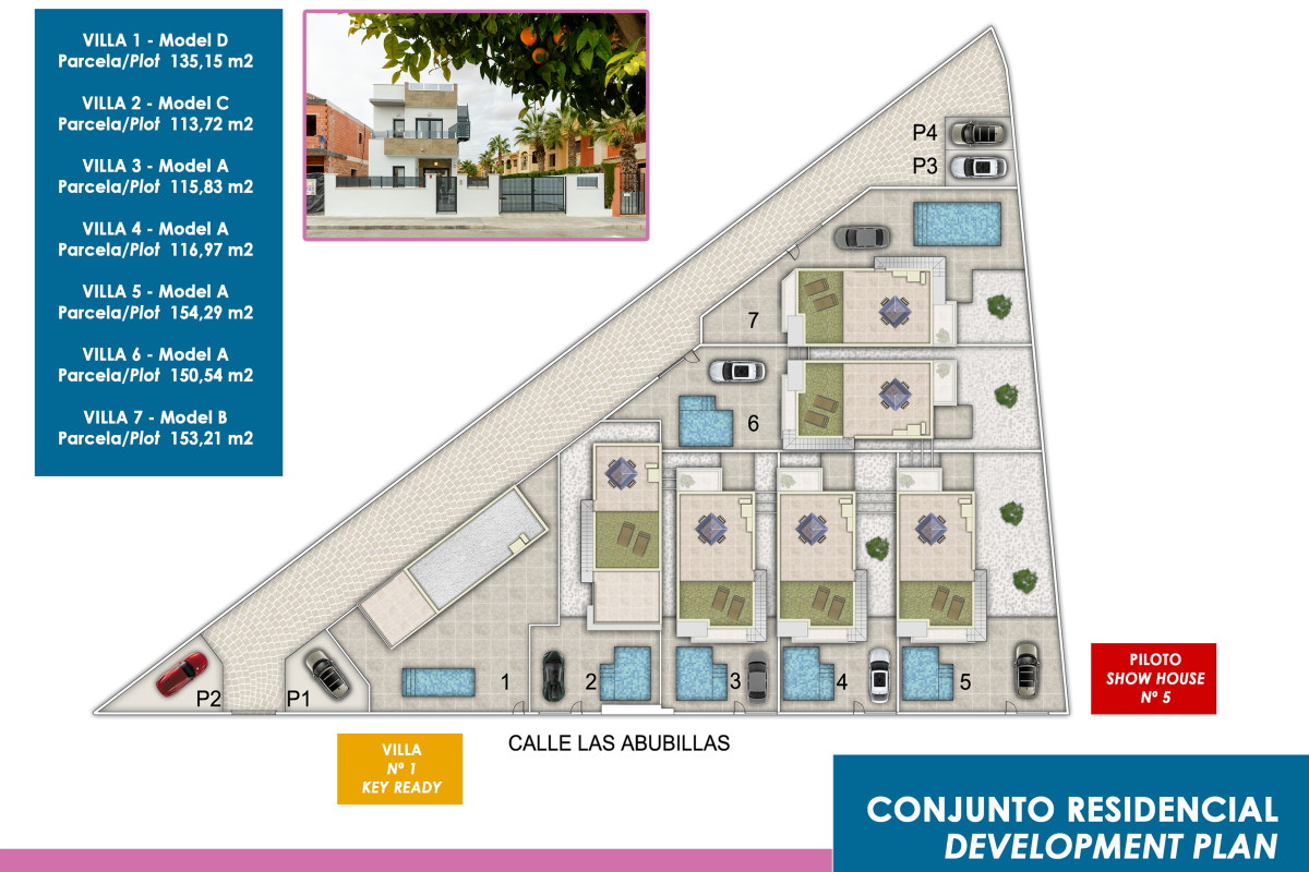 Obra nueva Laguna Rosa Villas en Torrevieja (Revista) plan 1