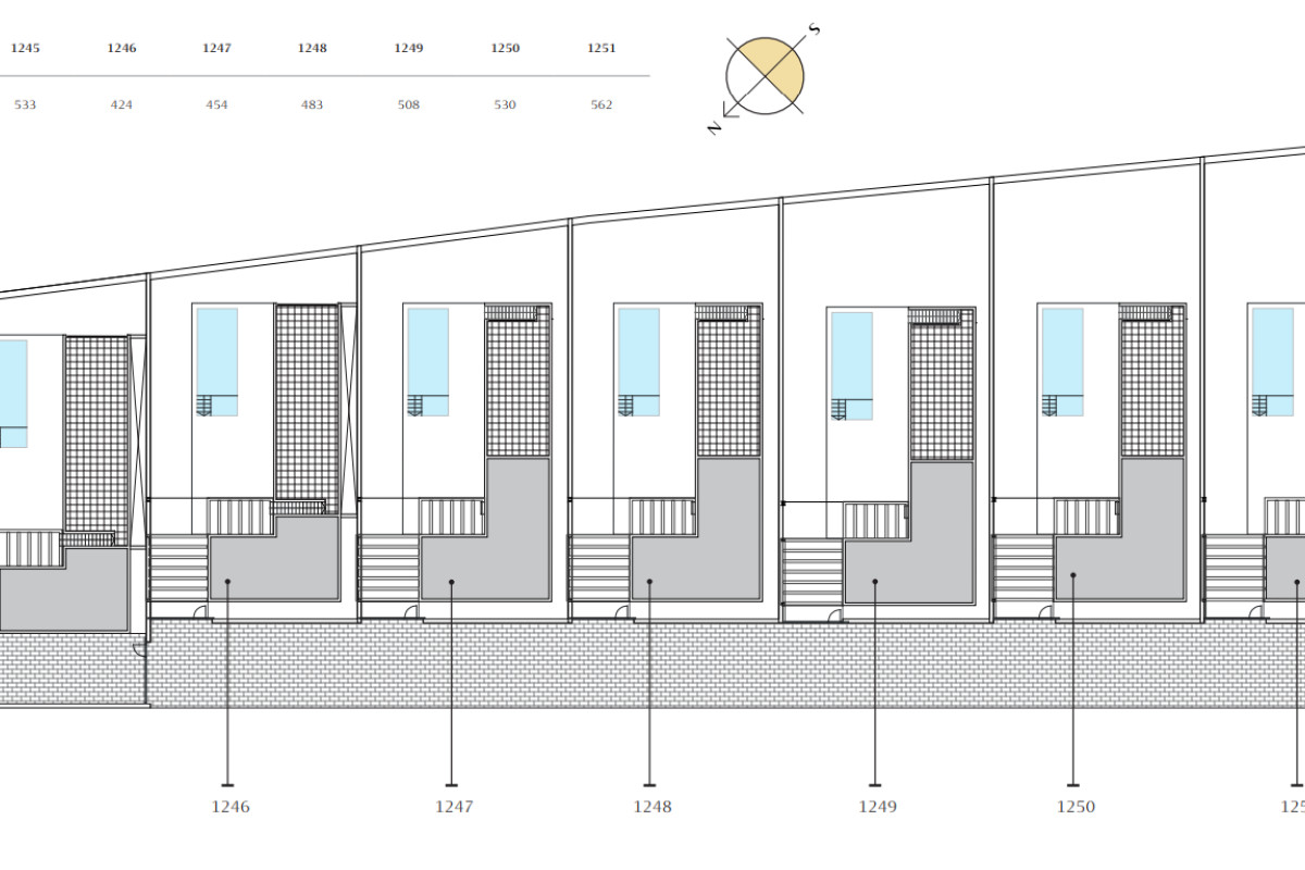 Obra nueva Eonia Villas en Algorfa (Revista) plan 1