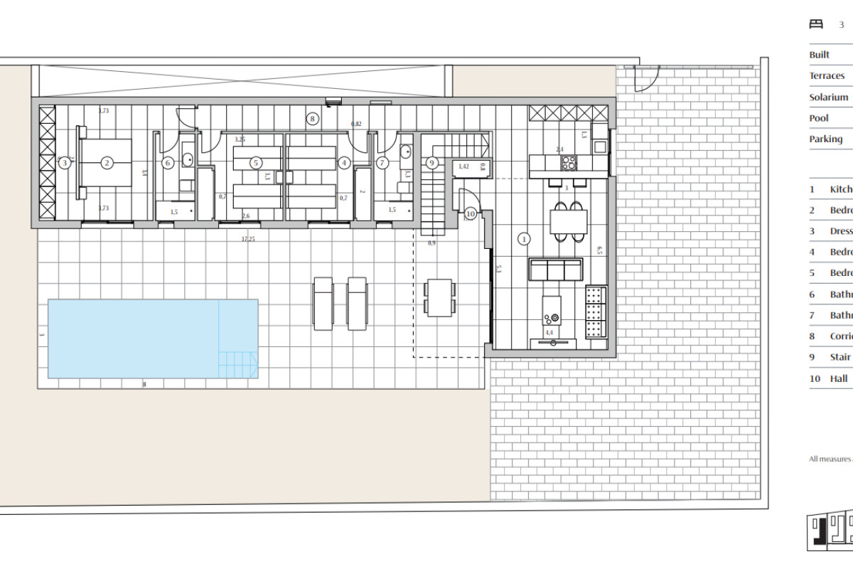 Obra nueva Eonia Villas en Algorfa (Revista) plan 2