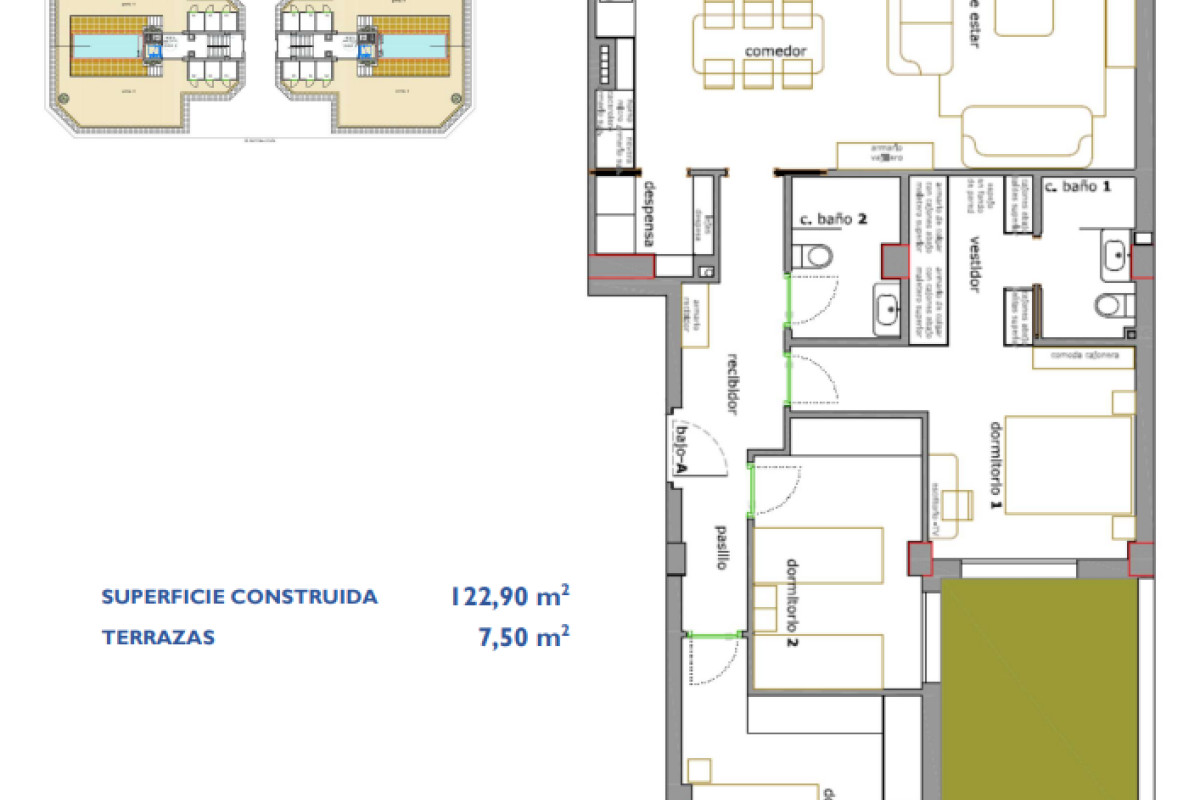 Obra nueva Las Torres Almoradí en Almoradí (Revista) plan 1