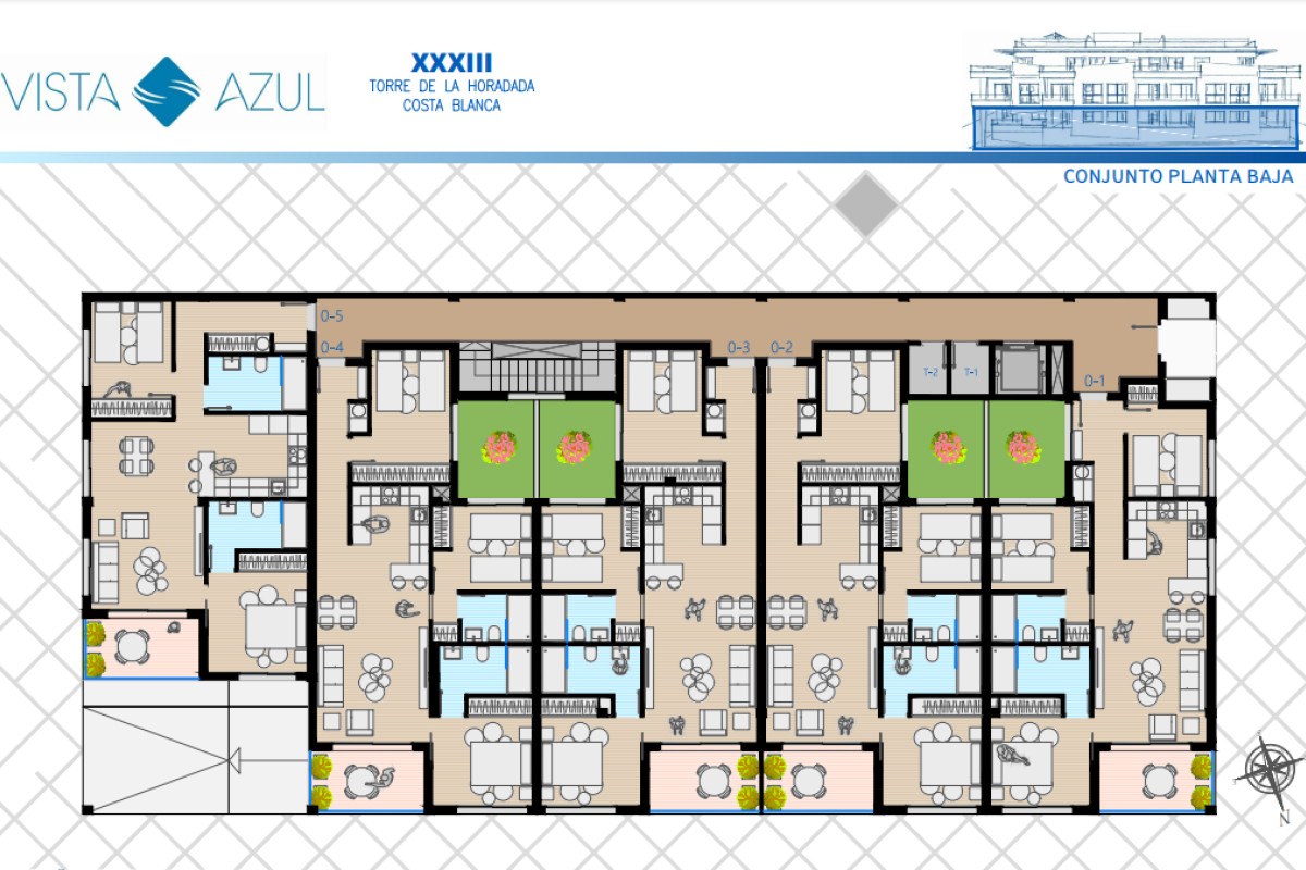 Obra nueva VISTA AZUL XXXIII en Pilar de la Horadada (Revista) plan 1