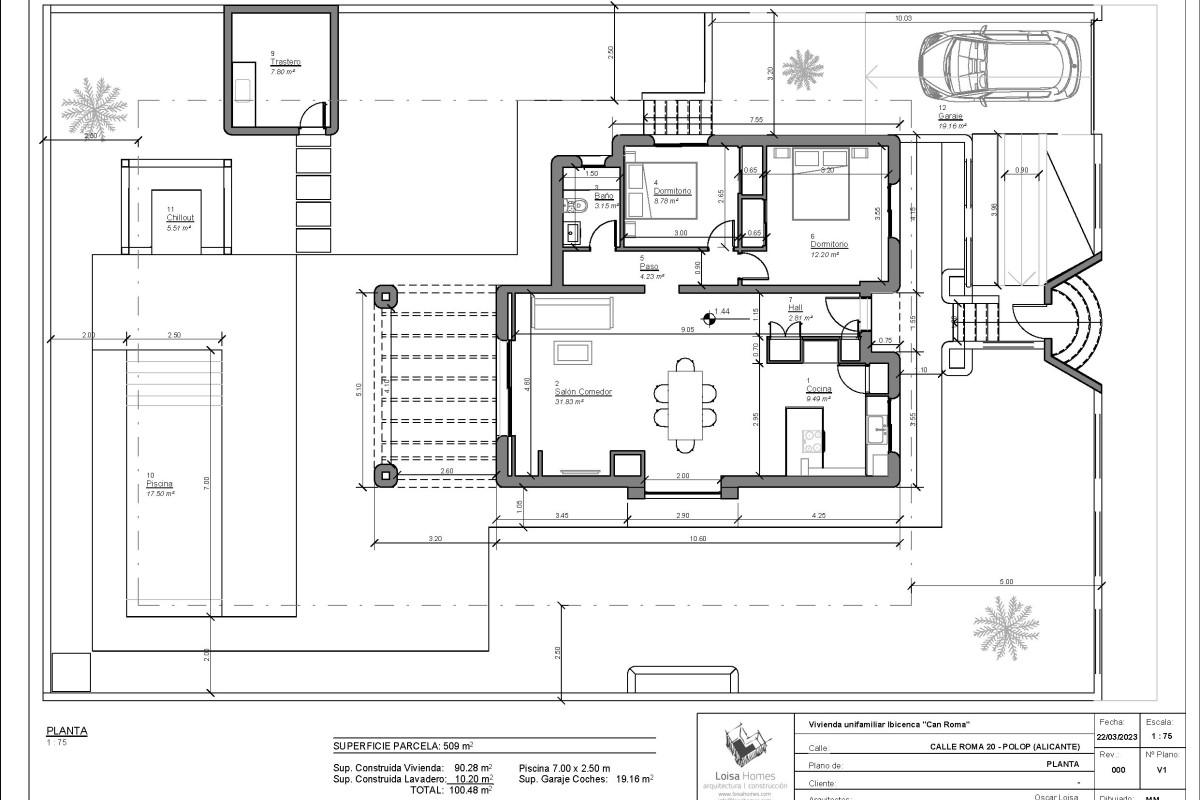 New construction Polop Roma 2N in Polop plan 2