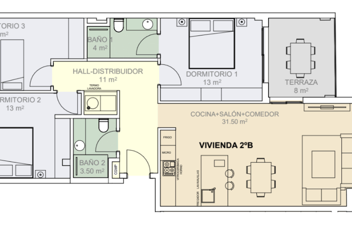 Obra nueva Edif Roqueta Guardamar en Guardamar del Segura (Revista) plan 2
