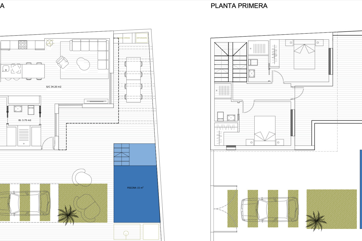 Obra nueva Villas Nebur FIII en San Pedro del Pinatar (Revista) plan 2