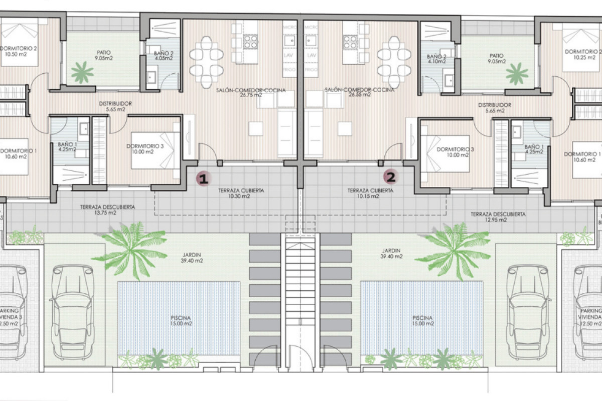 Obra nueva Kamendy en San Pedro del Pinatar (Revista) plan 1