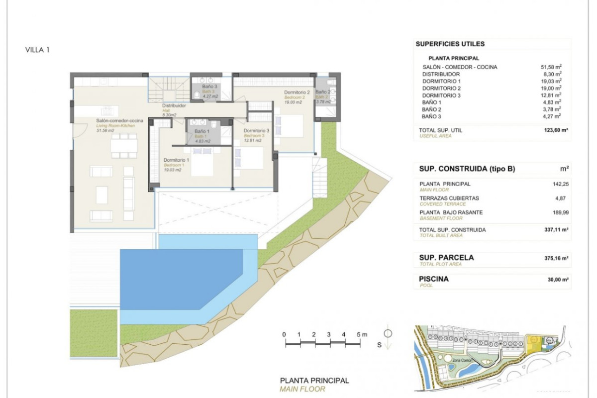 Obra nueva Camporrosso Stone Valley en Finestrat (Revista) plan 2