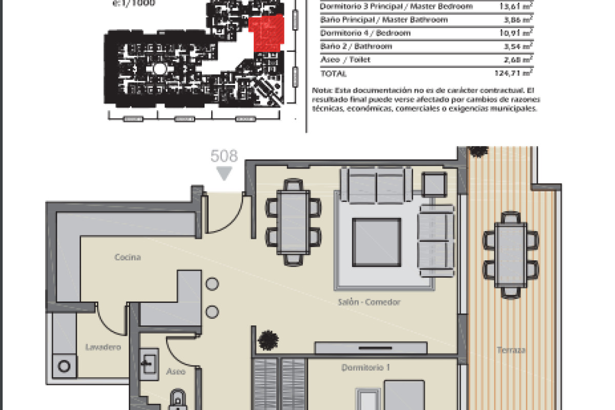 Penthouse sale in Francisco de Quevedo 8, Marbella plan 3
