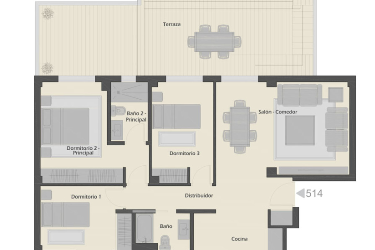 Penthouse sale in Francisco de Quevedo 8, Marbella plan 4