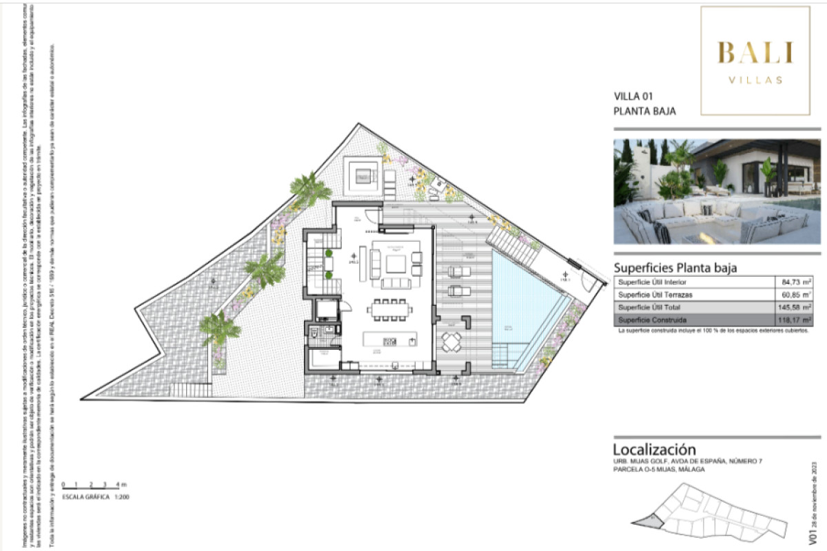Obra nueva BALI VILLAS en La Cala de Mijas (Revista) plan 3