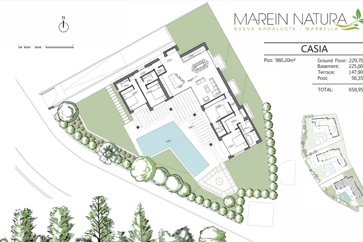 New construction Marein Natura in Marbella plan 2