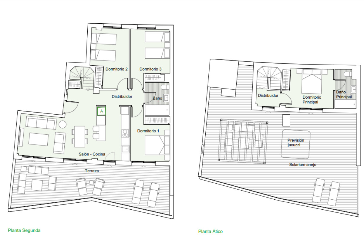 Obra nueva One 80 Suites en Estepona (Revista) plan 3