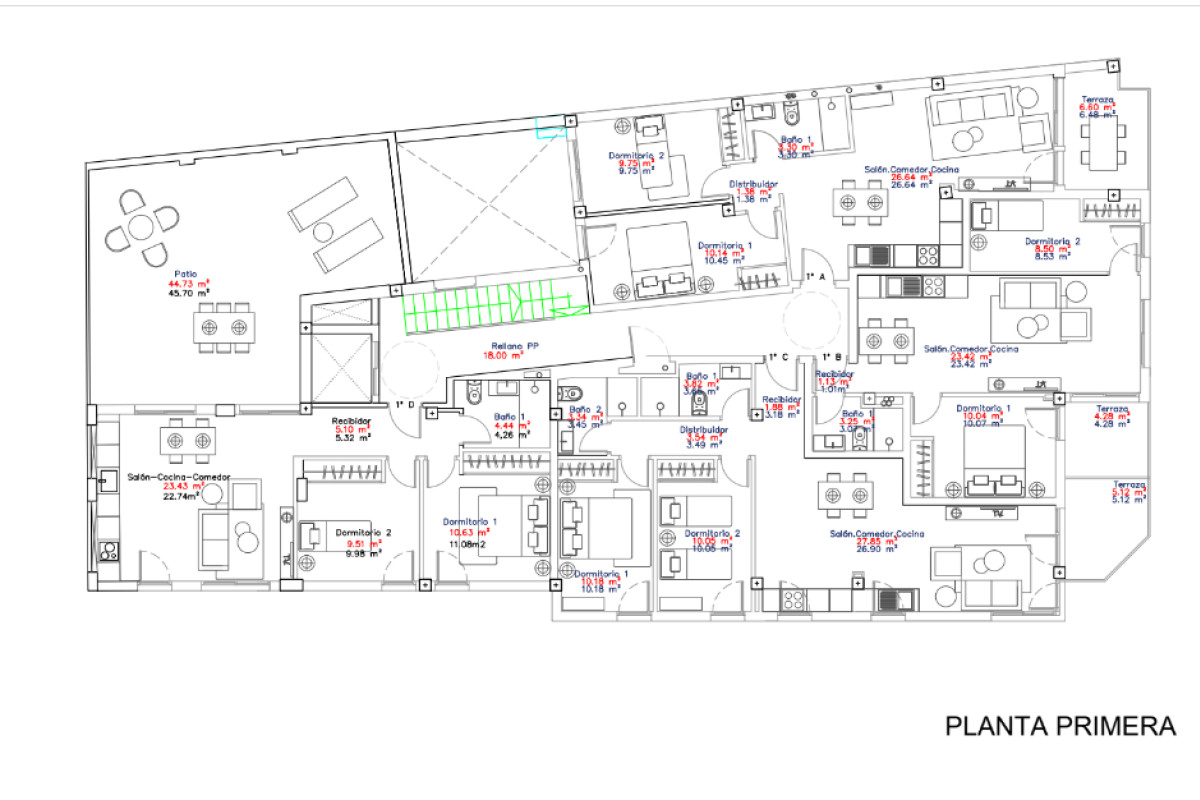 Obra nueva Residencial Lunamar en San Pedro del Pinatar (Revista) plan 2