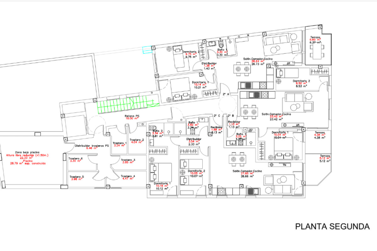 Obra nueva Residencial Lunamar en San Pedro del Pinatar (Revista) plan 3