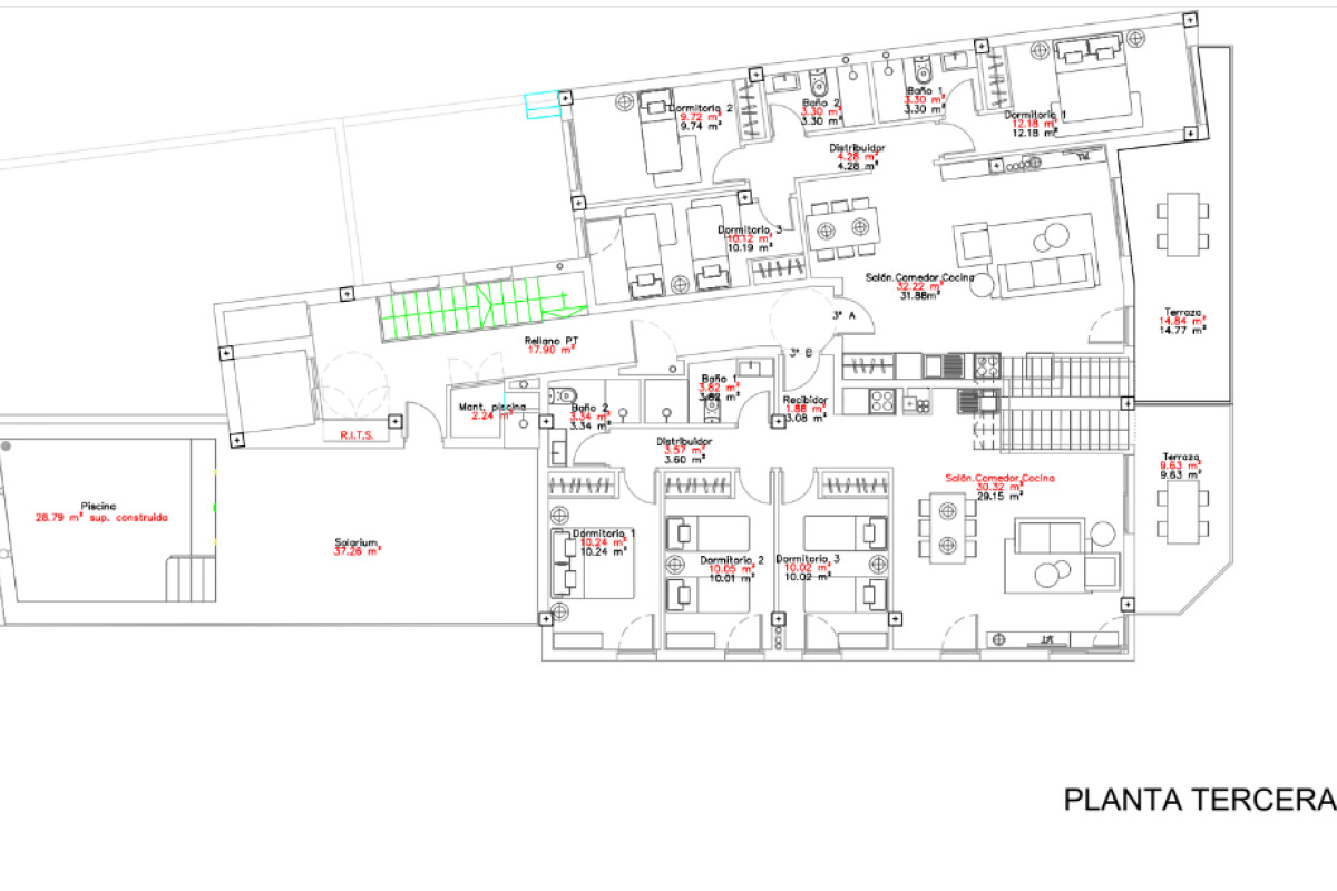 Obra nueva Residencial Lunamar en San Pedro del Pinatar (Revista) plan 4