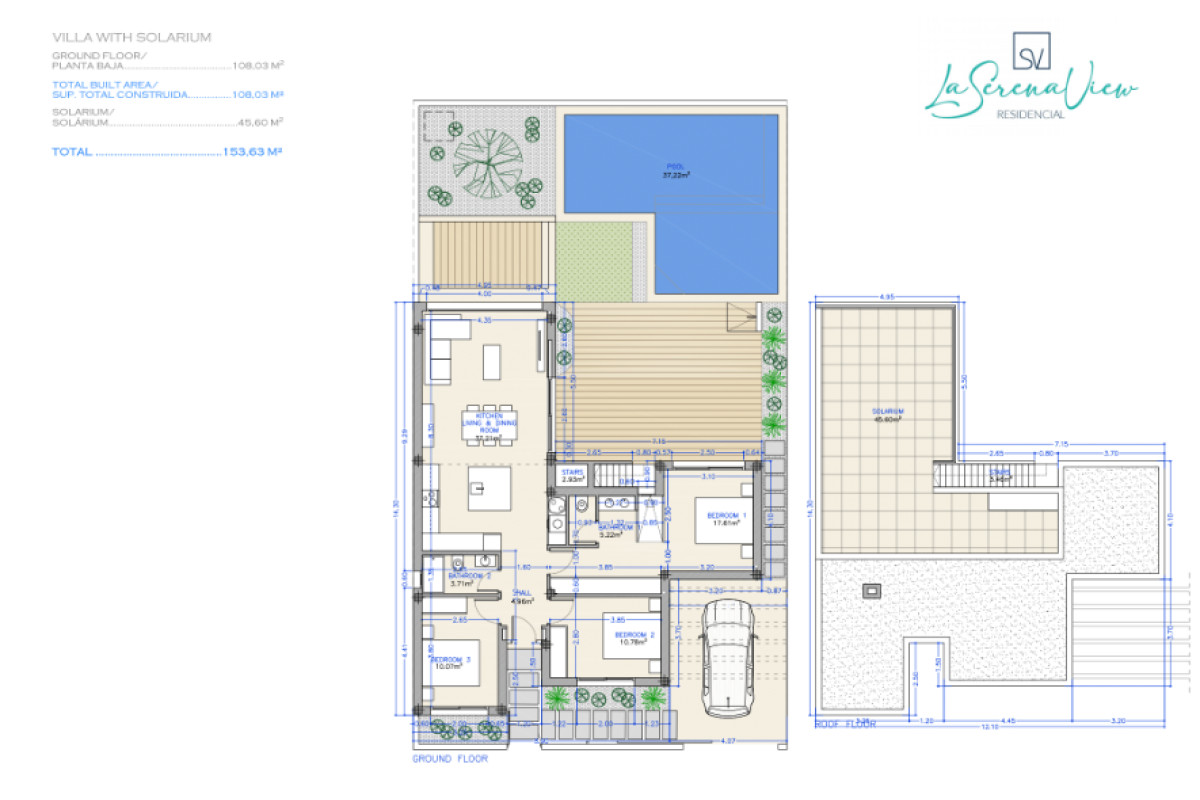 Nowa nieruchomość Serena View w Los Alcázares plan 3