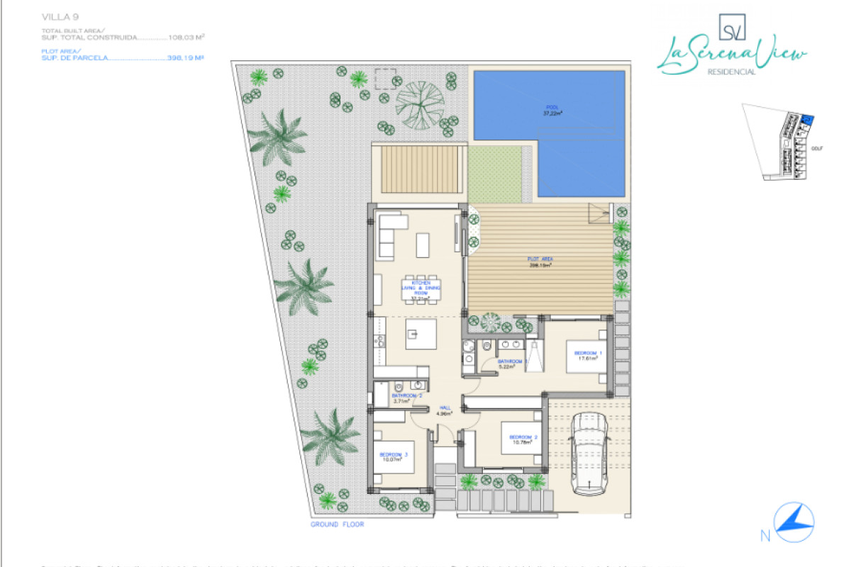 Nowa nieruchomość Serena View w Los Alcázares plan 4