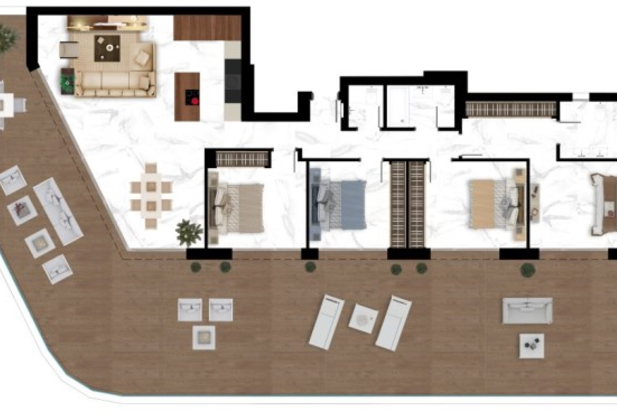 Penthouse sale in  Avda. del Mediterraneo sn, Marbella plan 2
