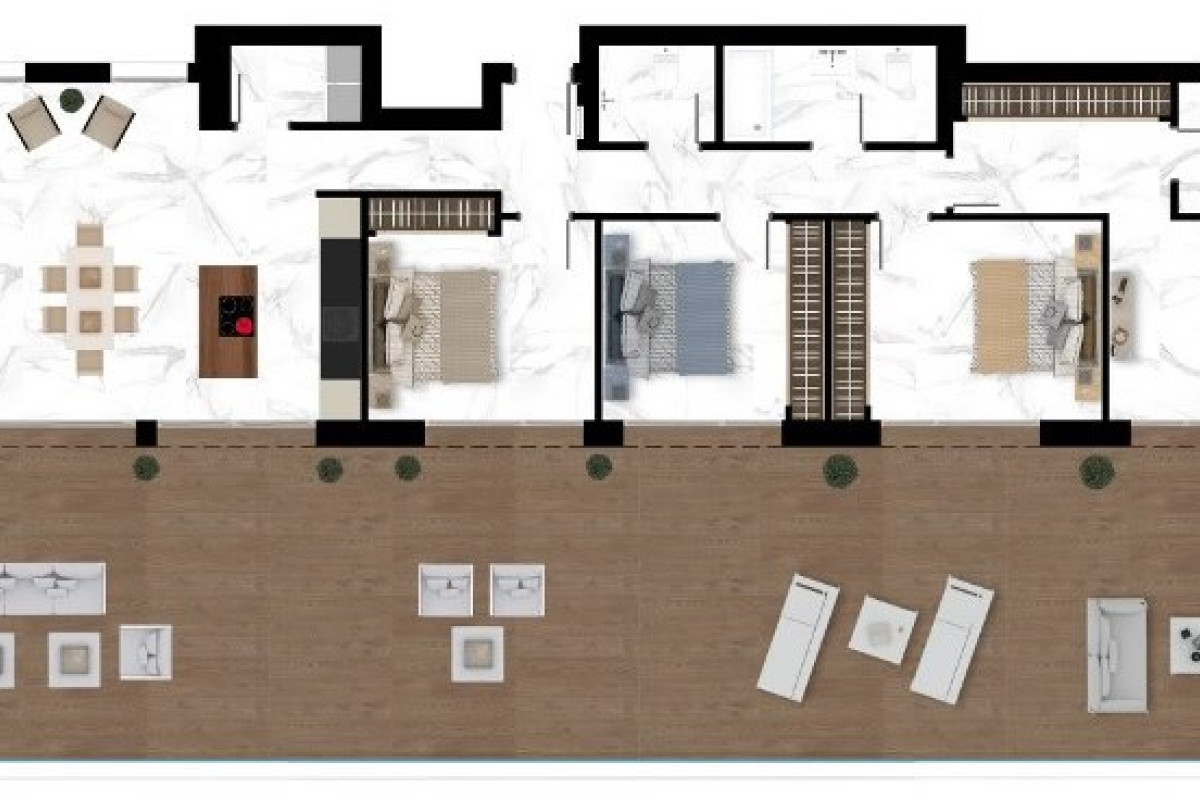 Penthouse sale in  Avda. del Mediterraneo sn, Marbella plan 3