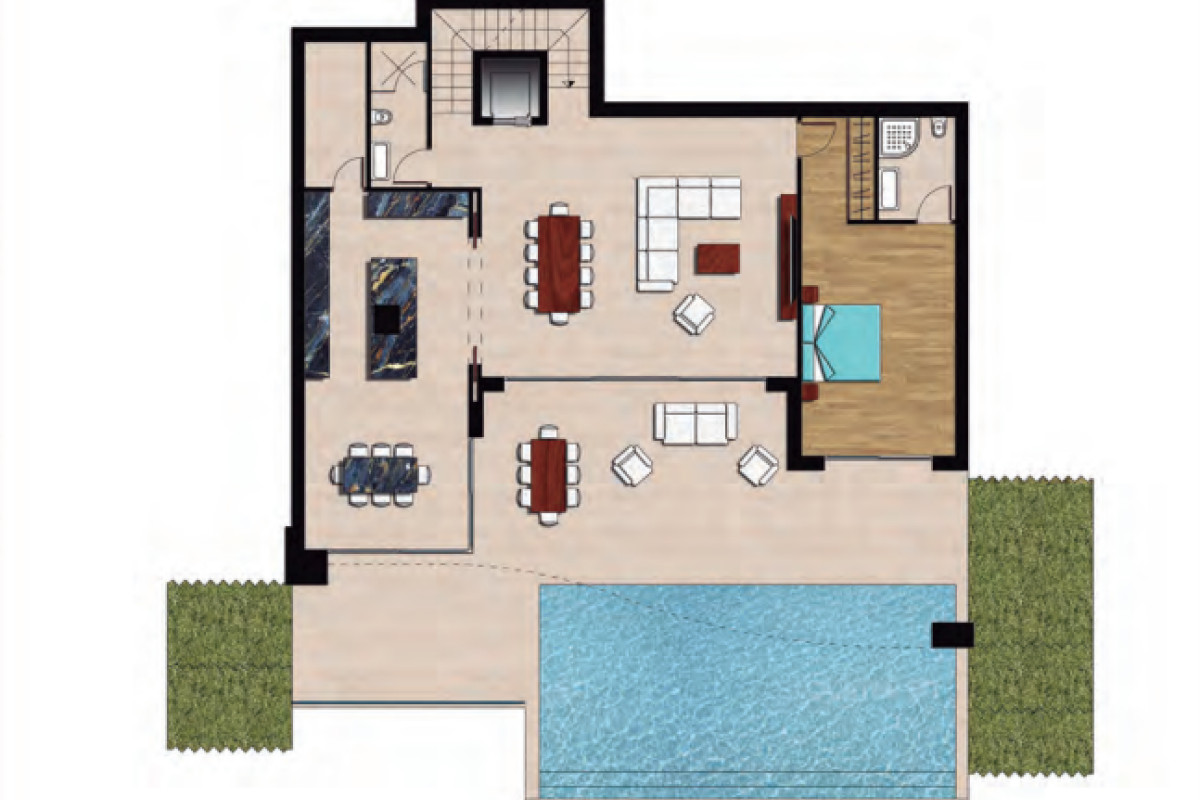 Obra nueva Las Perlas de Benalmadena en Benalmádena (Revista) plan 3