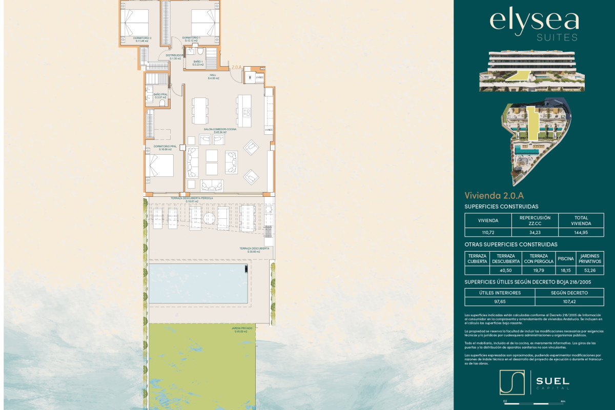 Obra nueva Elysea Suites en Las Lagunas de Mijas (Revista) plan 1