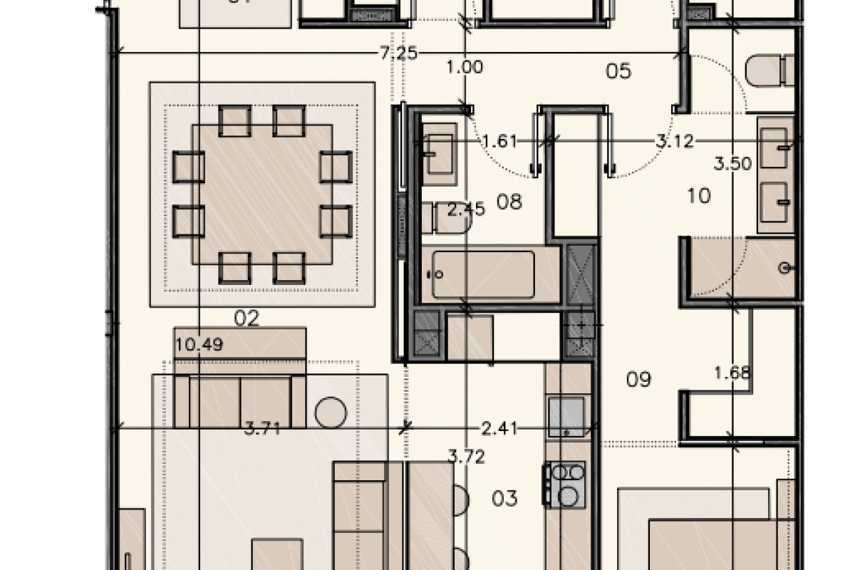Obra nueva Edificio España en Fuengirola (Revista) plan 3