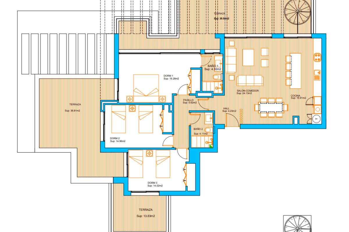 Obra nueva Alcazaba Lagoon IV en Casares (Revista) plan 2