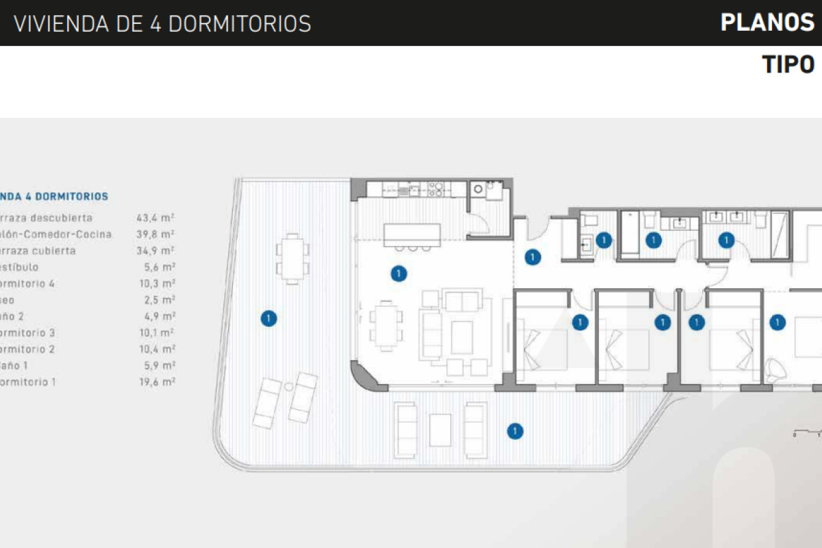 Nowa nieruchomość Habitat Alboran Siroco w Torremolinos plan 3