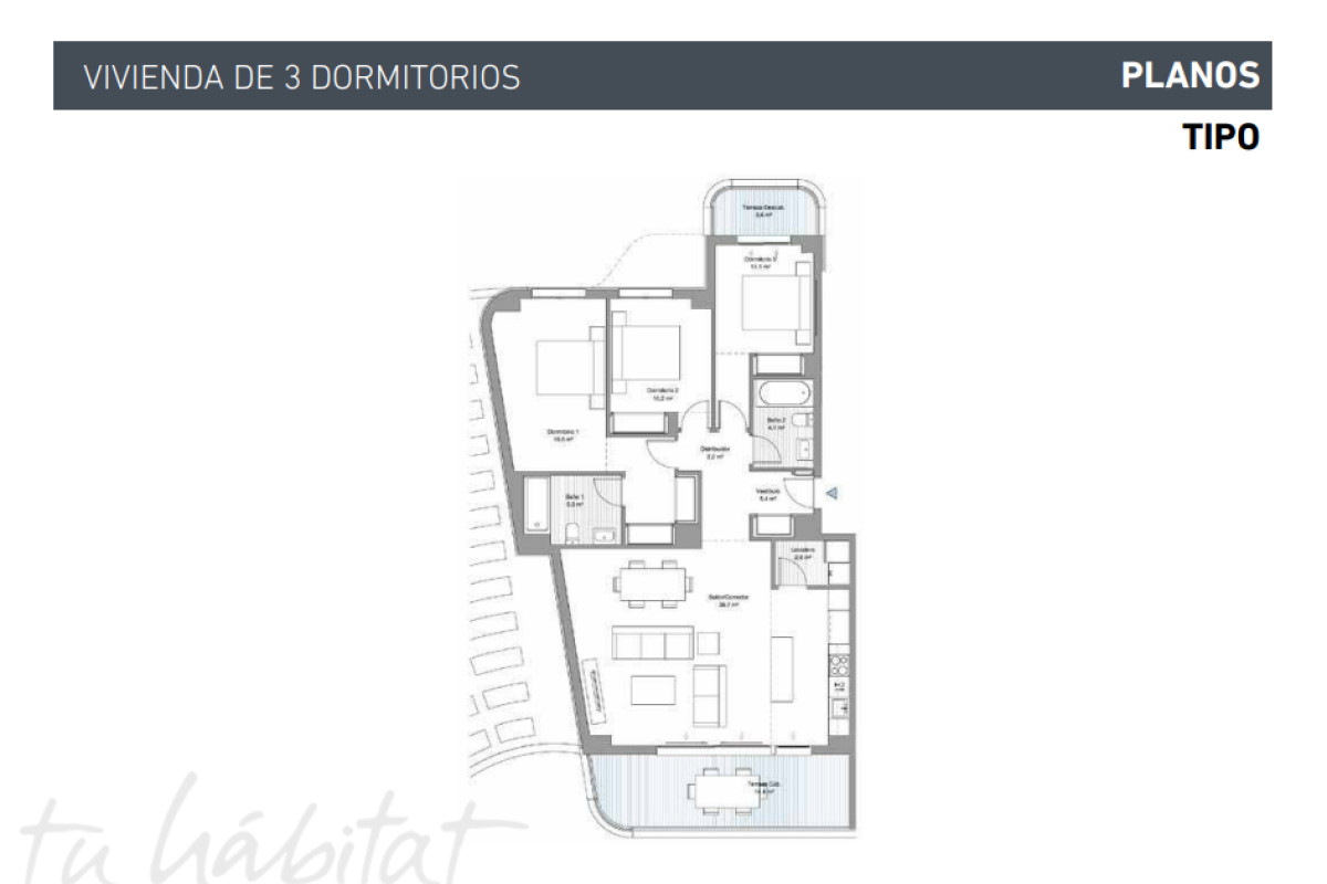 Продажа квартиры на Avda. Mar de Alboran sn, Торремолинос
plan 1